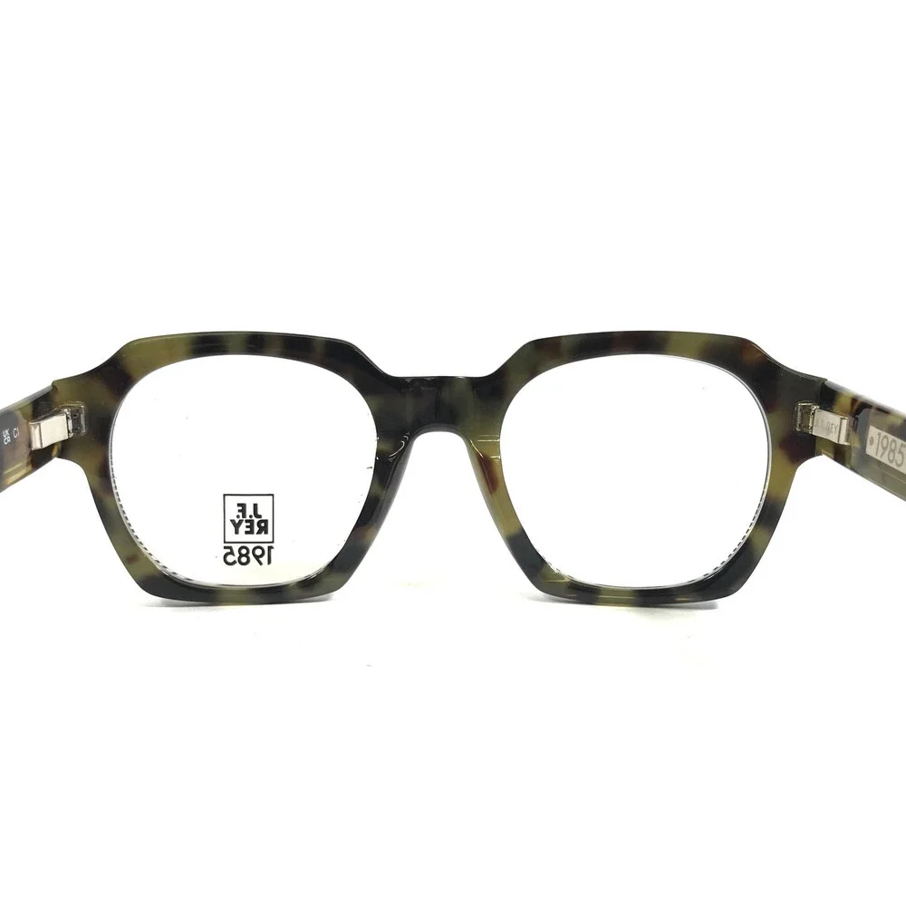 J.F. Rey Eyeglasses Frames ALABAMA 0091 Brown Military Tortoise 49-21-147